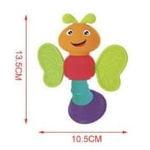 جغجغه دندانگیر رنگارنگ 6 عددی هولی تویز Hola Toys مدل 939A-اسباب بازی